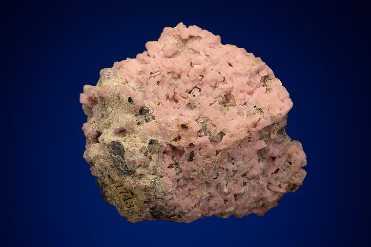 SPHALERITE on RHODOCHROSITE